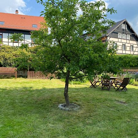 Urlaubsfreude Biedermann Haus Glucksstein Ferienwohnung Aquamarin Бад-Шандау Экстерьер фото